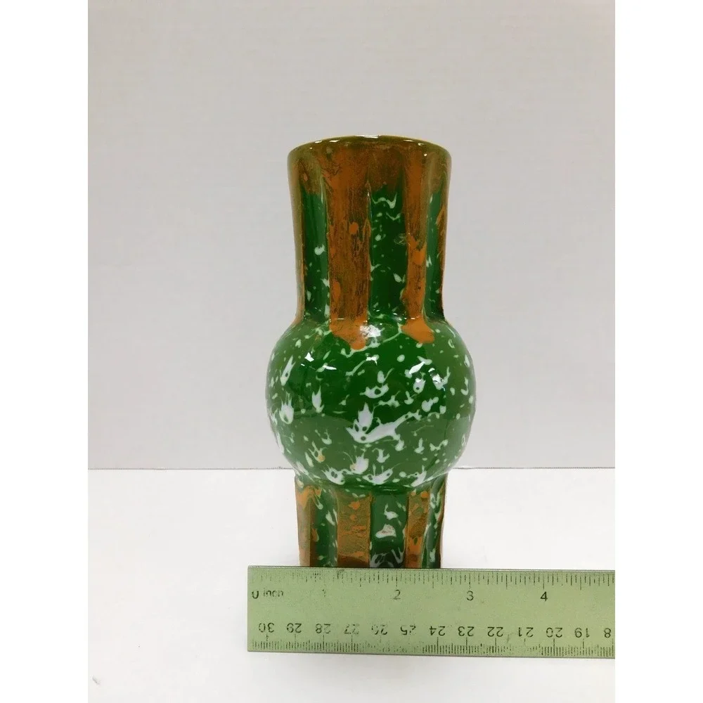 Mid 20th Century Rustic Pottery Vase Made In Italy DW760